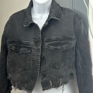Cello Distressed jeans jacket sz med